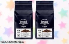 Café molido intenso de Amazon: ¡un super chollo para disfrutar cada mañana con el sabor del chocolate negro y especias! No te quedes sin este café que alegrará tus días.