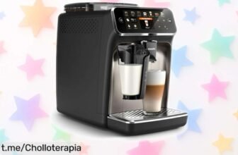 Cafetera automática Philips Série 5400 con jarra LatteGo que convierte tu casa en una cafetería ¡Precio loco y solo por tiempo limitado!