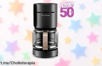 Cafetera de goteo Moulinex FG121NF0, ¡despierta cada mañana con el mejor café y disfruta su precio increíble!