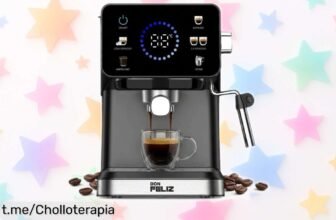 Cafetera espresso Don Feliz para que disfrutes café de barista en casa a un precio súper chollo, ¡no te quedes sin la tuya y sorprende a todos!