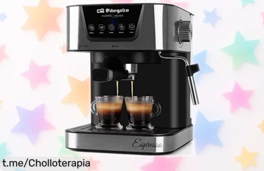 Cafetera express Orbegozo EX 6000 con 20 bares: desayuno de café a tu alcance con un precio loco que no puedes dejar escapar, ¡disfruta del placer en cada taza ya!