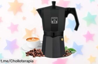 Cafetera italiana de 6 tazas Cecotec Cumbia Mokclassic 600 Black a precio loco: café intenso y delicioso para tus desayunos, ¡no dejes pasar este ofertón limitado que alegrará tu mañana!
