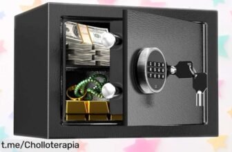 Caja fuerte SINZUX de 21L con alarma y teclado digital: radical caída de precio para proteger tus tesoros, ¡no pierdas esta oportunidad porque se puede agotar!