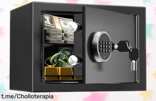 Caja fuerte SINZUX de 21L con alarma y teclado digital: radical caída de precio para proteger tus tesoros, ¡no pierdas esta oportunidad porque se puede agotar!
