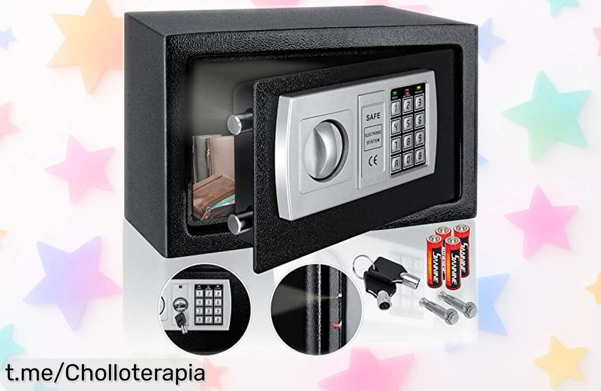 Caja fuerte eléctrica KESSER L: ¡Aprovecha esta rebaja y protege tus tesoros de la manera más segura y sencilla posible!