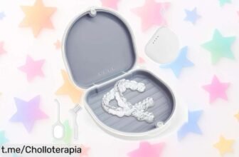 Caja para férula dental y ortodoncia Flintronic, con cierre magnético: protección total, fácil limpieza y herramientas incluidas a un precio de ganga que no puedes dejar pasar.