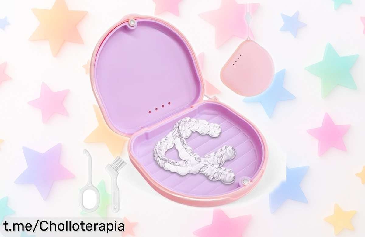Caja para férula dental y ortodoncia flintronic: super chollo con cierre magnético y herramientas, ¡no dejes escapar esta ocasión única para cuidarte!
