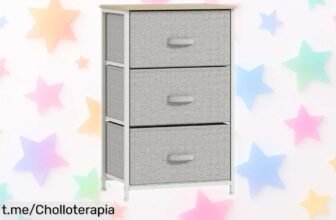 Cajonera de 3 cajones HOMCOM, la solución perfecta para mantener tu habitación ordenada a un precio de ganga que no volverás a ver. ¡No dejes escapar esta oportunidad y dale estilo a tu espacio!