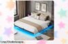 Cama flotante YITAHOME con luces LED y cargadores USB: renovación total para tu dormitorio a un precio loco, ¡no dejarás pasar este super chollo!