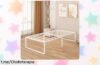 Cama individual de metal Yicensen, ¡ofertón para transformar tu habitación y aprovechar el espacio! Montaje fácil y a un precio loco que no puedes dejar escapar.