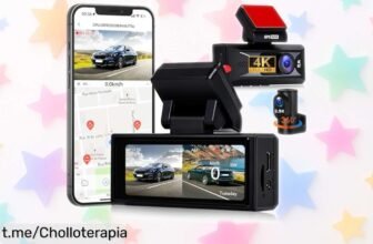 Cámara GOHHDL 4K + 2,5K para coche con GPS y visión nocturna: ¡ahora a precio loco! Graba cada momento al volante y siente la tranquilidad de ir protegido.