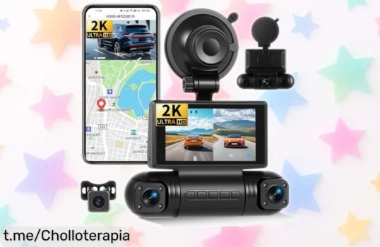 Cámara de coche GOHHDL 2K Dash CAM con 4 cámaras: Seguridad total, visión nocturna y control desde el móvil ¡Aprovecha este precio loco antes que se agote!