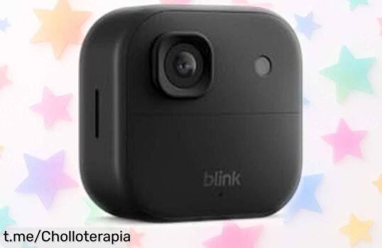 Cámara de seguridad exterior Blink 2K+ a precio de escándalo, visión en color y hasta 2 años de batería; protege tu hogar ya y despierta la tranquilidad que mereces.