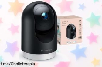 Cámara para mascotas y hogar 2K Surfola a precio de escándalo: ¡detecta todo, se conecta al móvil y proporciona tranquilidad sin cuota mensual! Aprovéchala antes que desaparezca.