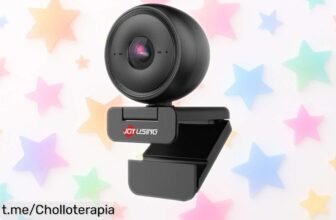 Cámara web 4K JOYUSING Flip600R, el super chollo que transforma tu videollamada con enfoque automático y sonido limpio, ¡aprovecha esta oferta antes de volar!