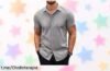 Camisa de hombre COOFANDY Business Casual a un precio loco: estilo clásico y comfort perfecto para brillar en cada evento, ¡no te quedes sin la tuya!