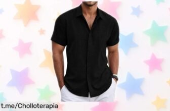 Camisa de lino Neteson, elegante y versátil: ¡apróvecha este precio de ganga antes que se acabe! ¡Tu look lo agradecerá y serás el centro de atención!