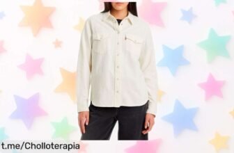 Camisa vaquera de mujer Levis Iconic Western a precio rebajado, añade un toque único y fresco a tu estilo diario antes de que se agote esta oferta irresistible.