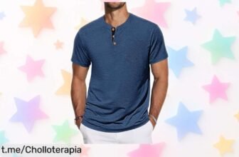 Camiseta Henley de algodón TARAINYA, estilo diario y un precio de ganga: ¡hazte con la tuya antes que se agoten y renueva tu look ahora!