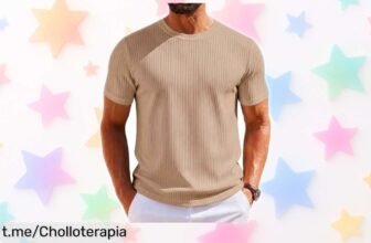 Camiseta de hombre ATRACTIVOLL, perfecta para el verano: transpirable, elástica y a un precio de ganga que no querrás dejar pasar ¡Renueva tu armario antes que se acaben!
