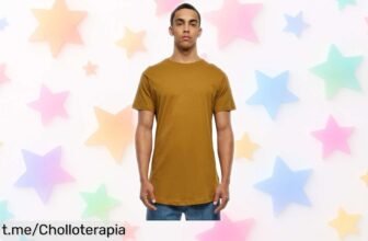 Camiseta de hombre Urban Classics con corte largo y algodón fresco a precio loco: dale ese toque moderno a tus looks diarios antes que se acabe este chollo.