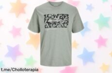 Camiseta de manga corta Jack & Jones Jjjeff Monochrome Shape, el chollazo perfecto para refrescar tu armario: ¡aprovecha su precio rebajado y siéntete increíble ya!