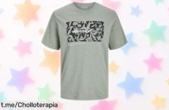 Camiseta de manga corta Jack & Jones Jjjeff Monochrome Shape, el chollazo perfecto para refrescar tu armario: ¡aprovecha su precio rebajado y siéntete increíble ya!