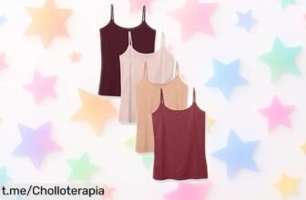 Camisola entallada Amazon Essentials en pack de 4, un ofertón que te hará sentir increíble sin gastar de más. ¡Renueva tu armario ya!