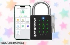 Candado inteligente Eseesmart: ¡despídete de las llaves con este chollo brutal y resistencia al agua! Abre sin complicaciones, siente la libertad ahora mismo.