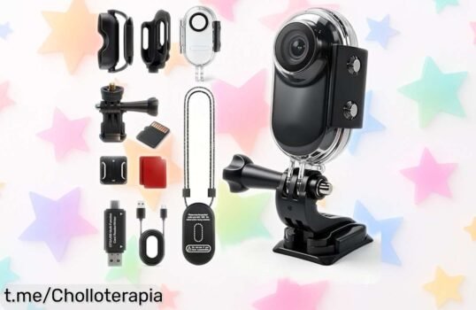 Captura cada aventura con la cámara deportiva Full HD 1080P Frelisty Mini a un precio rebajado, ¡no dejes escapar este ofertón que hará vibrar tus recuerdos!