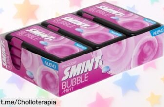 Caramelos Smint Flat Dispenser Bubblefresh sin azúcar: ¡el frescor al instante que no puedes dejar escapar! Lleva 12 y saborea el chollazo de tu boca.