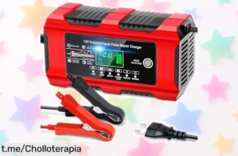 Cargador de baterías automático YDBAO 12V 10A con repara y protege tu coche o moto: ¡precio de ganga que no querrás dejar escapar!