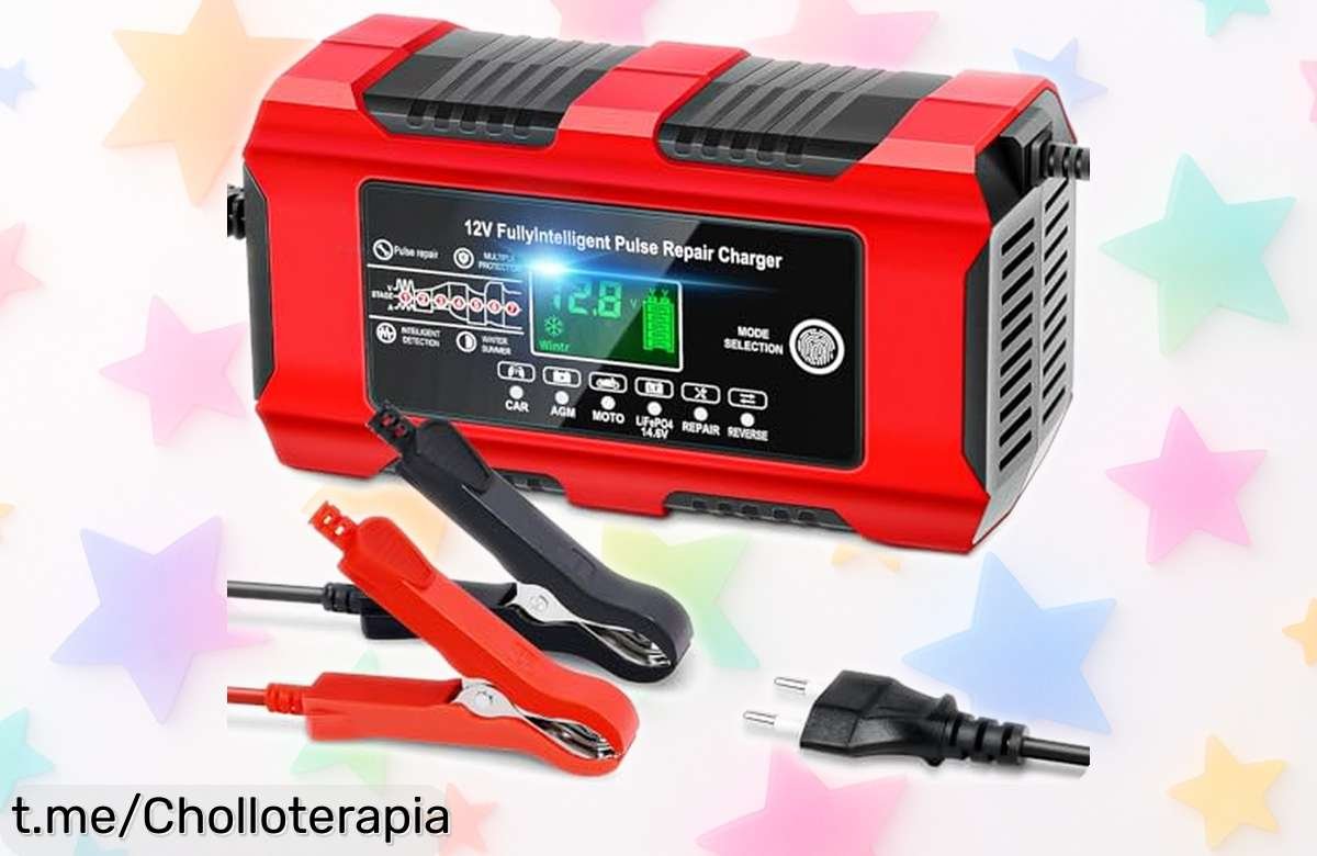 Cargador de baterías automático YDBAO 12V 10A con repara y protege tu coche o moto: ¡precio de ganga que no querrás dejar escapar!