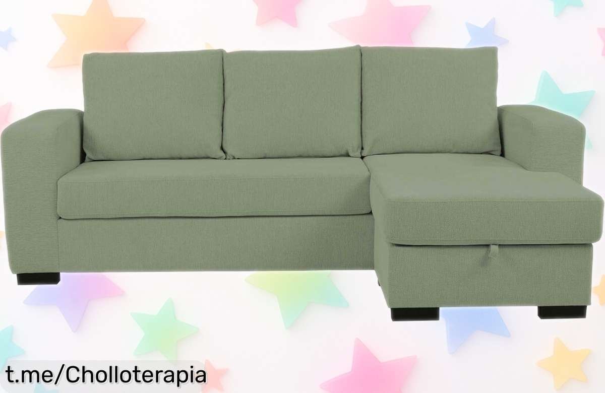 Chaise longue reversible GEORGY, estilo y calidez en tu salón a un precio de escándalo que no podrás dejar escapar para esos momentos de relax únicos.