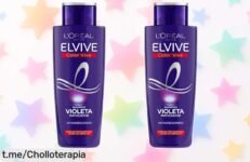 Champú L'Oréal Paris Elvive para matizar rubios y canas, ¡rebajado! Dale brillo a tu color con este super chollo que no te querrás perder.