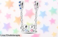 Charm colgante de plata 925 Pandah para pulseras y collars: el toque elegante que necesitas a un precio increíble, ¡no te quedes sin el tuyo y regala felicidad!