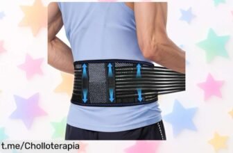 Cinturón lumbar transpirable Beugo, el super chollo que cuida tu espalda y mejora tu postura mientras trabajas o te diviertes. ¡No dejes pasar esta oportunidad!