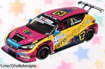 Coche de carreras a escala 1:32 Cupra León Competición Scalextric, gran rebaja para disfrutar en familia y vivir la emoción del circuito al máximo. ¡No te lo pierdas!
