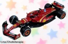 Coche de colección Bburago Ferrari SF24 de Charles Leclerc a escala 1:43, ¡rebajado con un precio loco! No te quedes sin esta réplica llena de detalles que hará vibrar a cualquier fan.