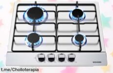 Cocina de gas empotrable WEHIMO de 4 fuegos a precio loco, ¡renueva tu hogar y cocina con seguridad! Aprovecha esta oportunidad única antes que desaparezca.