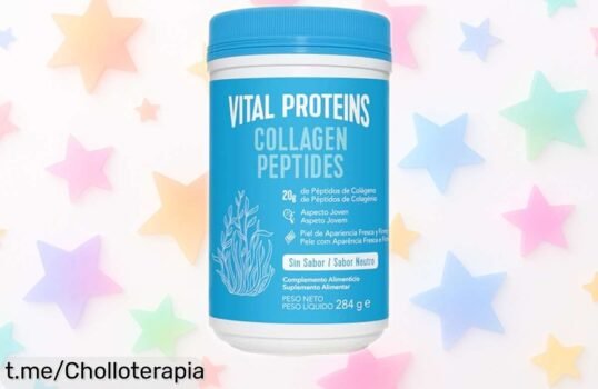 Colágeno en polvo Vital Proteins: cuida piel, uñas y articulaciones con calidad premium a un precio de ganga que no podrás dejar escapar. ¡Compralo ya antes de que se agote!
