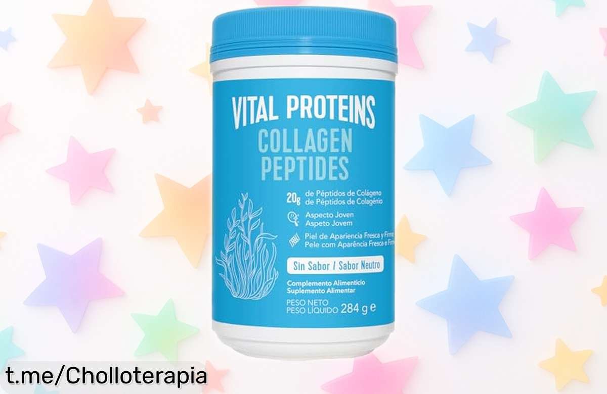 Colágeno en polvo Vital Proteins: cuida piel, uñas y articulaciones con calidad premium a un precio de ganga que no podrás dejar escapar. ¡Compralo ya antes de que se agote!