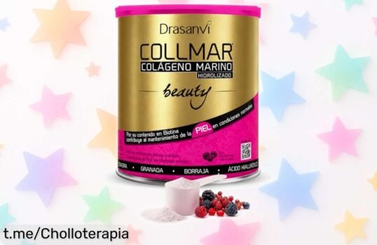 Colágeno marino Drasanvi Collmar Beauty con vitamina C y ácido hialurónico al mejor precio loco, ¡dale a tu piel el brillo que se merece antes de que acabe este super chollo!