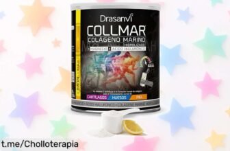 Colágeno marino hidrolizado Drasanvi: Cuida tu piel, huesos y cartílagos con este super chollo de 300 g. ¡Hazte un favor y dale sabor a tu bienestar hoy!