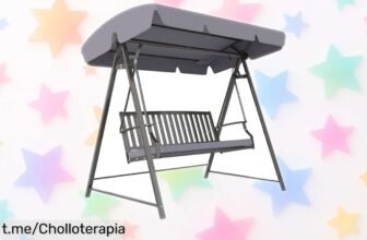 Columpio de jardín Outsunny para 3 plazas: relájate con estilo bajo su capota ajustable y disfruta del aire libre a un precio de escándalo que no durará mucho tiempo.