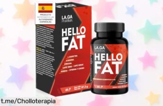 Complemento alimenticio HelloFat con espirulina y café verde, el chollazo que energiza tu día a día. ¡No dejes pasar esta oportunidad para mejorar tu rutina!