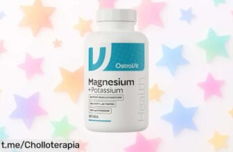 Complemento de magnesio y potasio con B6 de OstroVit, ¡rebaja espectacular para cuidar tu energía y tranquilidad! No te quedes sin el tuyo y siente la diferencia hoy.