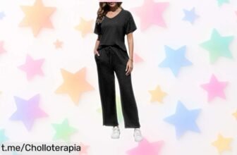 Conjunto de dos piezas para mujer Yutdeng a precio loco: renueva tu estilo con elegancia y comodidad ahora mismo, no te lo pierdas o te quedarás sin él.