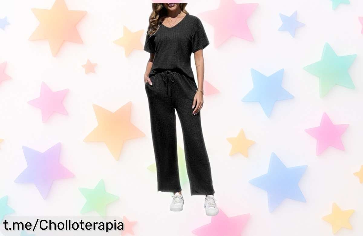 Conjunto de dos piezas para mujer Yutdeng a precio loco: renueva tu estilo con elegancia y comodidad ahora mismo, no te lo pierdas o te quedarás sin él.