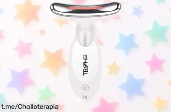 Consigue un masajeador facial eléctrico TBPHP a precio loco: reafirma tu piel, reduce poros y mejora la absorción de tus cremas. ¡Aprovecha esta super oferta antes de que se agote!